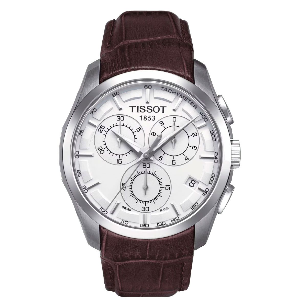 TISSOT - Reloj Tissot Couturier Chronograph Marrón
