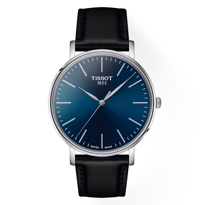 TISSOT - Reloj Tissot Everytime Cuero Azul