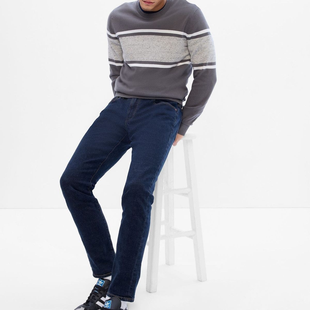 GAP - Jeans Slim Flex Con Washwell Azul