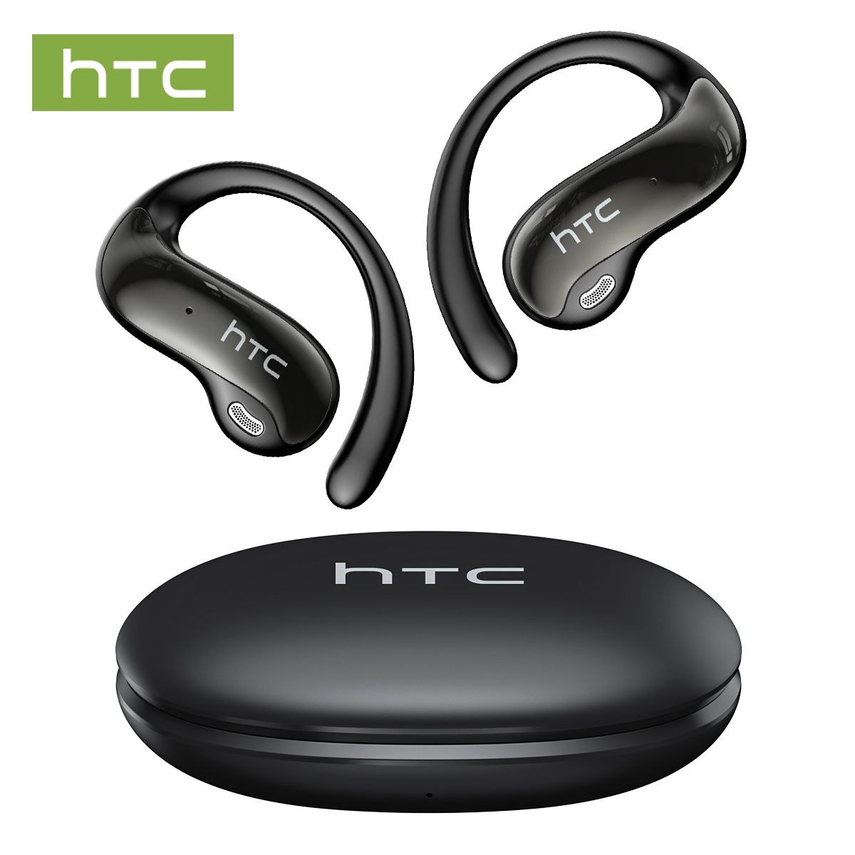 HTC - Audifonos Bluetooth inalámbricos HTC NE19 Negro