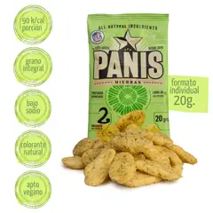 FUERZA NATURAL - Panis 20g Sabor Hierbas Snack Saludable Fuerza Natural.
