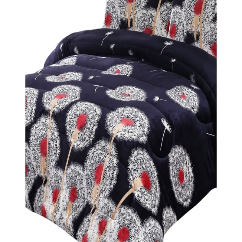 GENERICO - CUBRECAMA PLUSH CON CHIPORRO INVIERNO 2 PLAZAS CC6