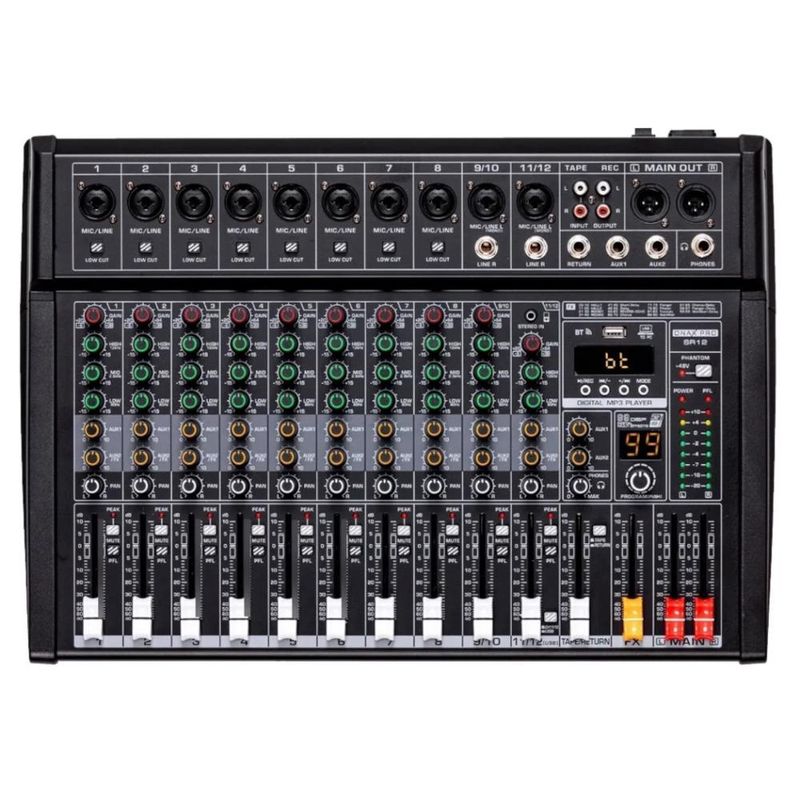GENERICO - Mixer Analogo 12 Canales Onax Pro SR12