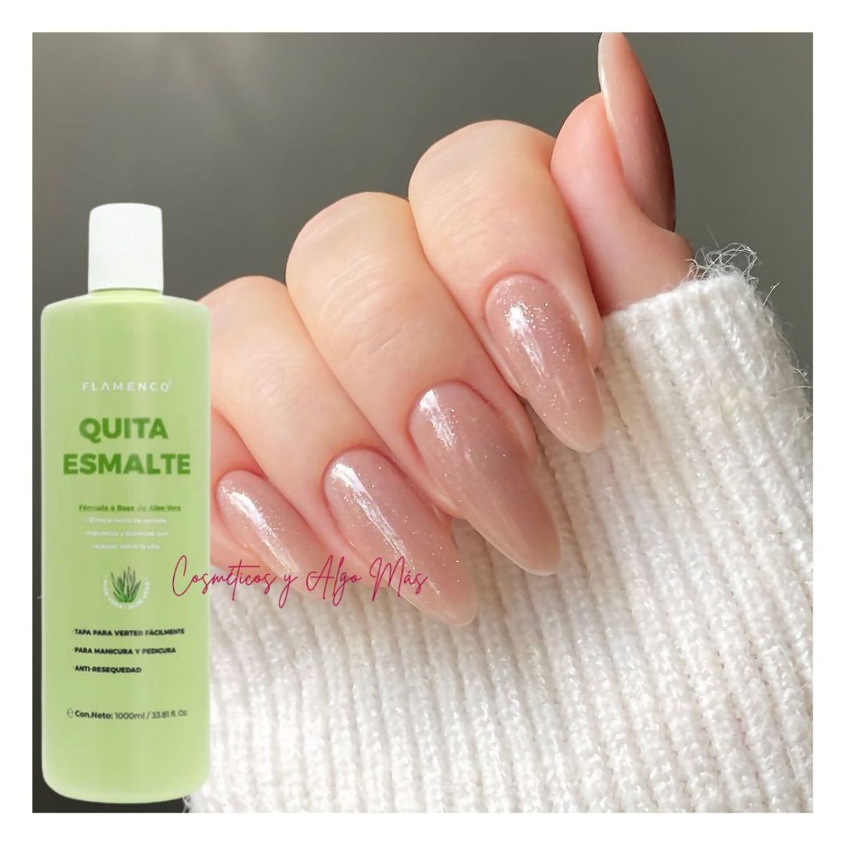 GENERICO - Acetona o quita esmalte TRADICIONAL 1 litro