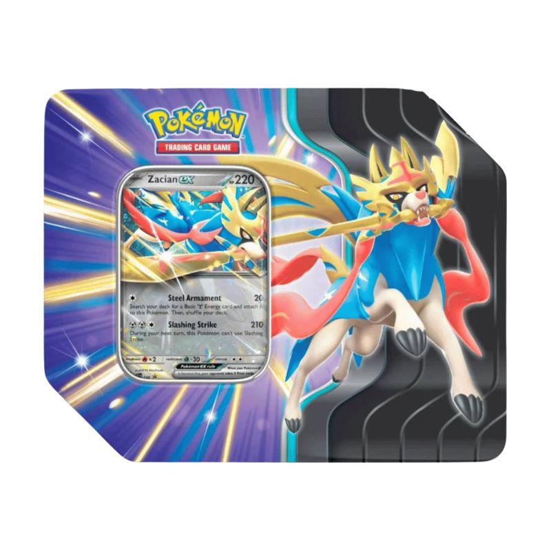 POKEMON - Pokémon Slashing Legends Zacian ex Tin Inglés