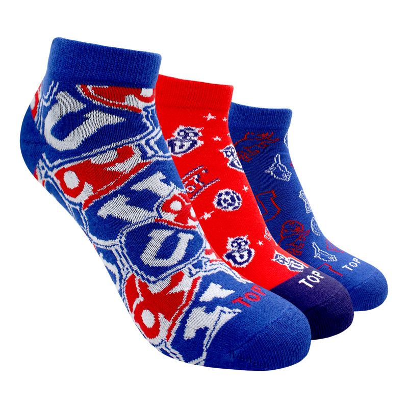 TOP - Calcetines Cortos Algodón Niños Universidad de Chile Pack 3 C1