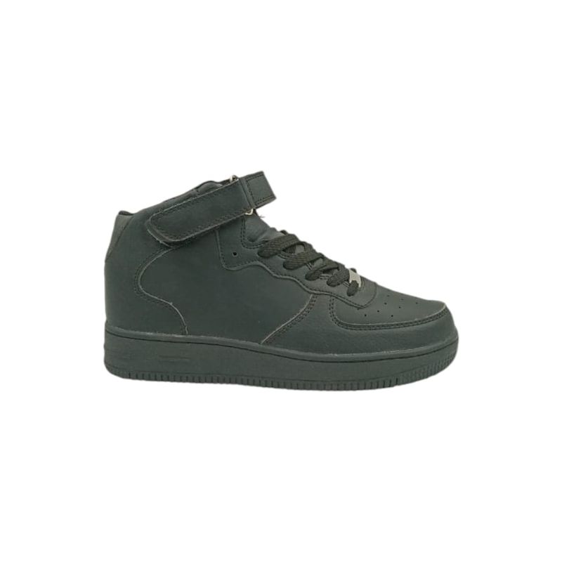 HERIEL - Zapatilla Negra Caña Mujer.