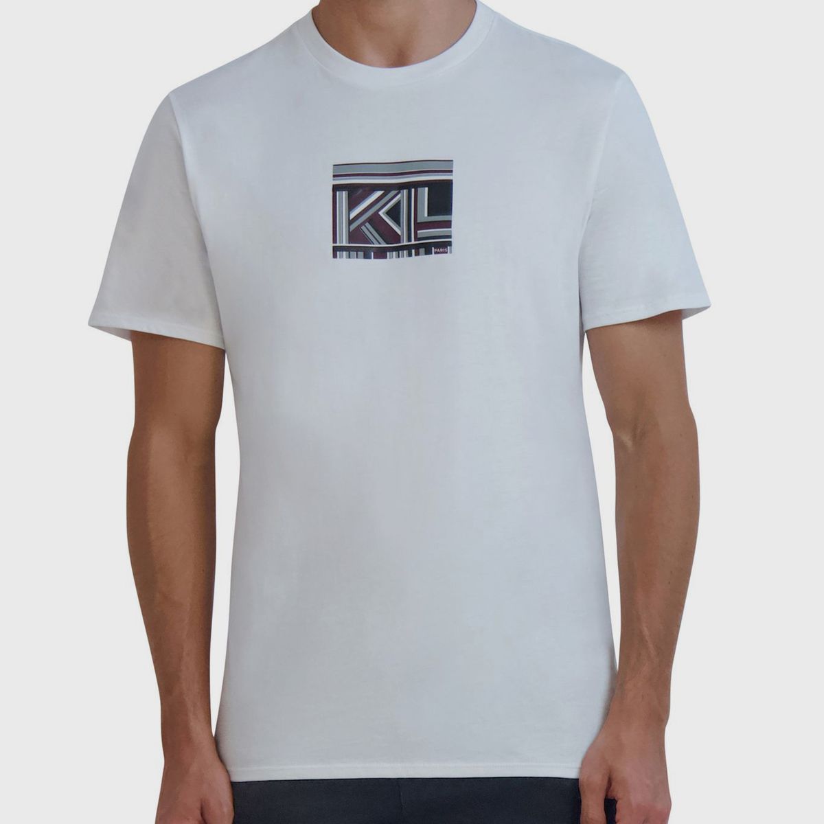 KARL LAGERFELD - Polera graphic monograma