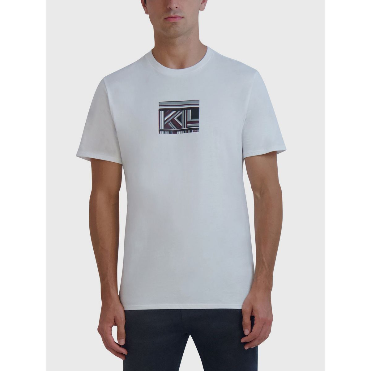 KARL LAGERFELD - Polera graphic monograma
