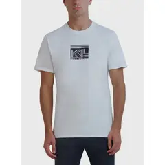 KARL LAGERFELD - Polera graphic monograma