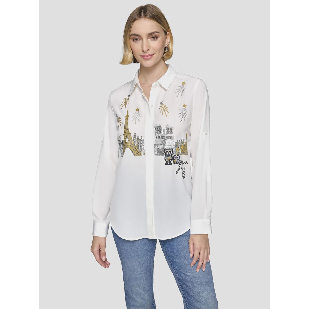 KARL LAGERFELD - Camisa scene paris