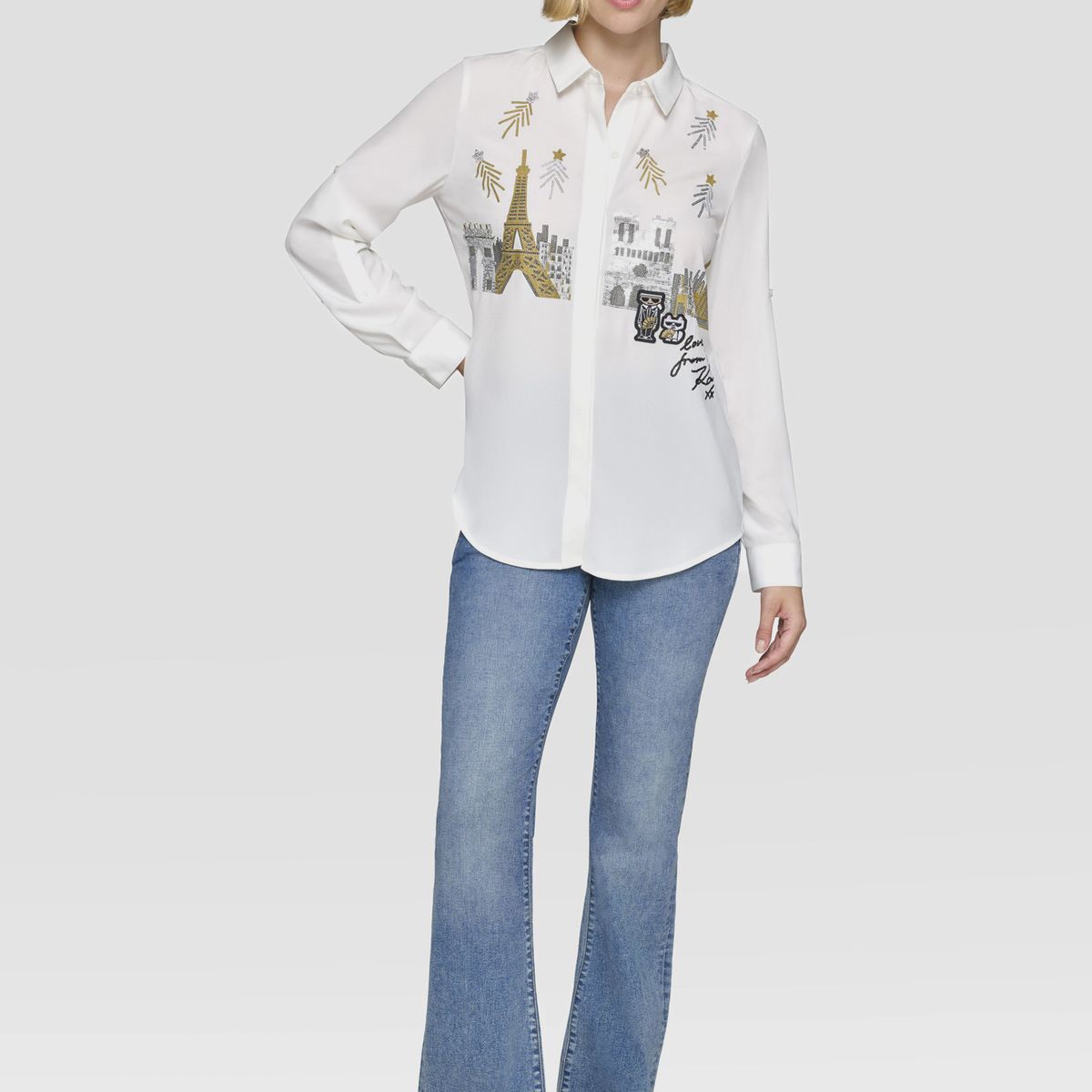 KARL LAGERFELD - Camisa scene paris