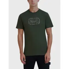 KARL LAGERFELD - Polera con logo cuadrado delineado