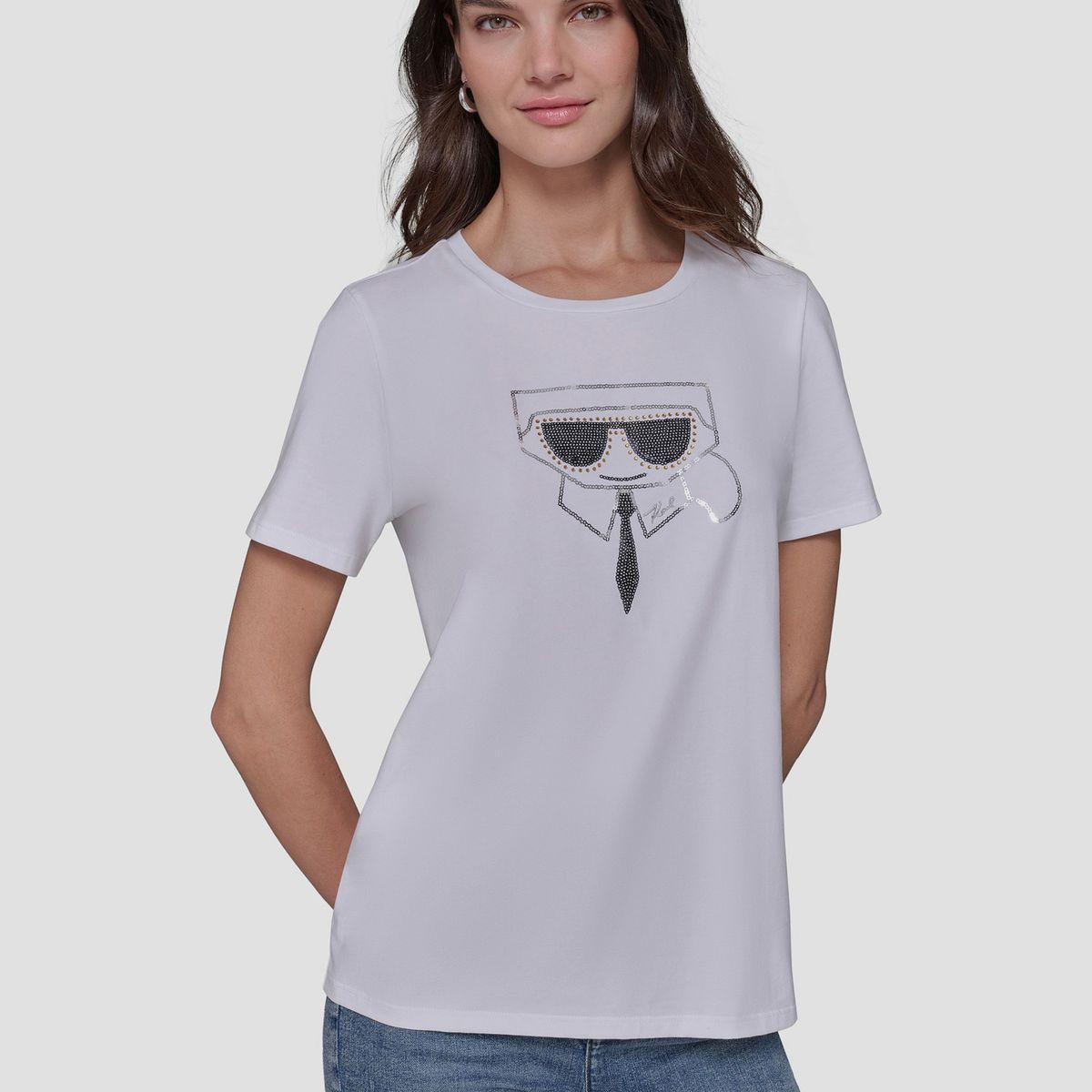 KARL LAGERFELD - Polera con emoji de KARL