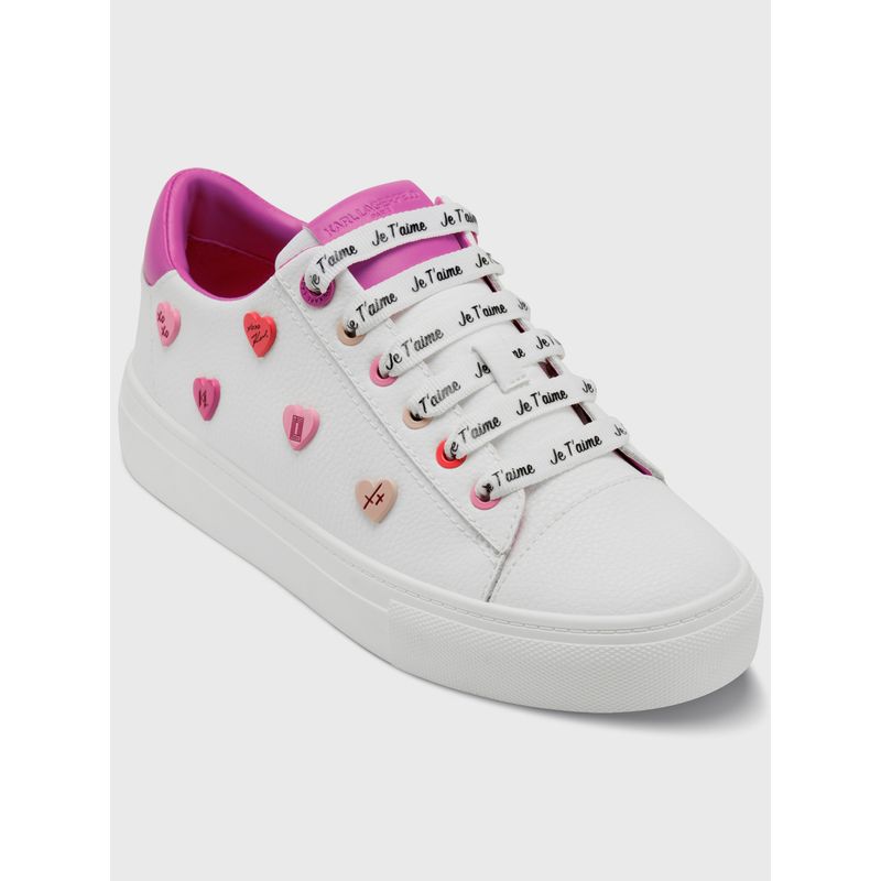 KARL LAGERFELD - Zapatillas con cordones - Cate heart pins
