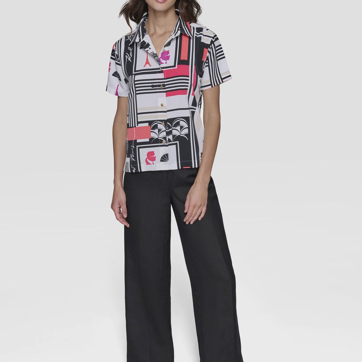 KARL LAGERFELD - Camisa con estampado