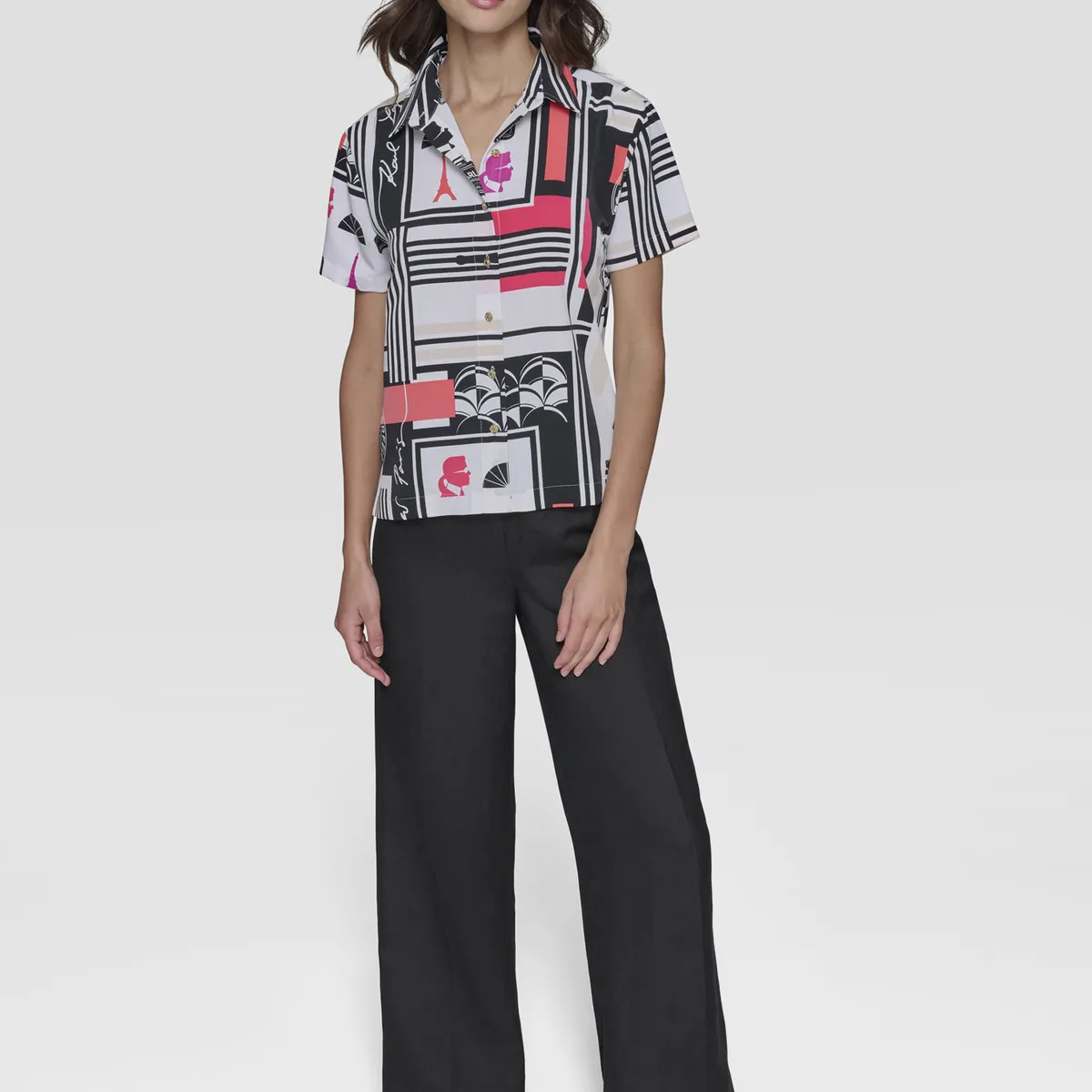 KARL LAGERFELD - Camisa con estampado