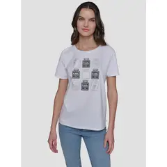 KARL LAGERFELD - Polera con estampado de perfume