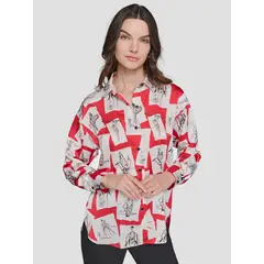 KARL LAGERFELD - Camisa con estampado