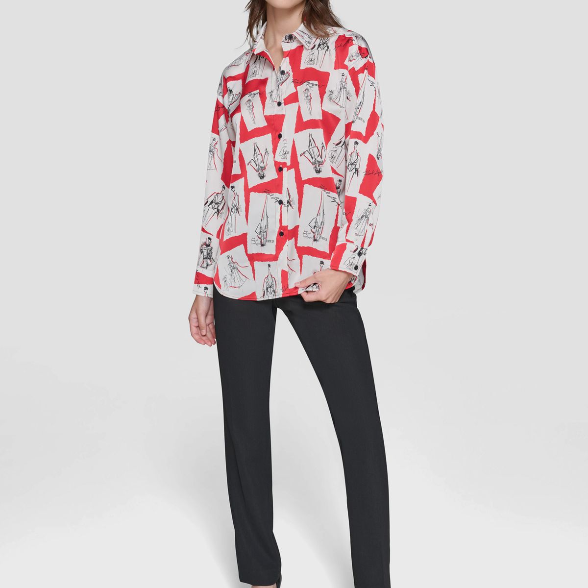 KARL LAGERFELD - Camisa con estampado