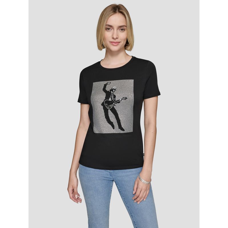 KARL LAGERFELD - Polera crystal rockstar