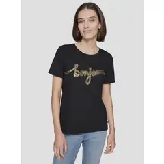 KARL LAGERFELD - Polera bonjour con lentejuelas