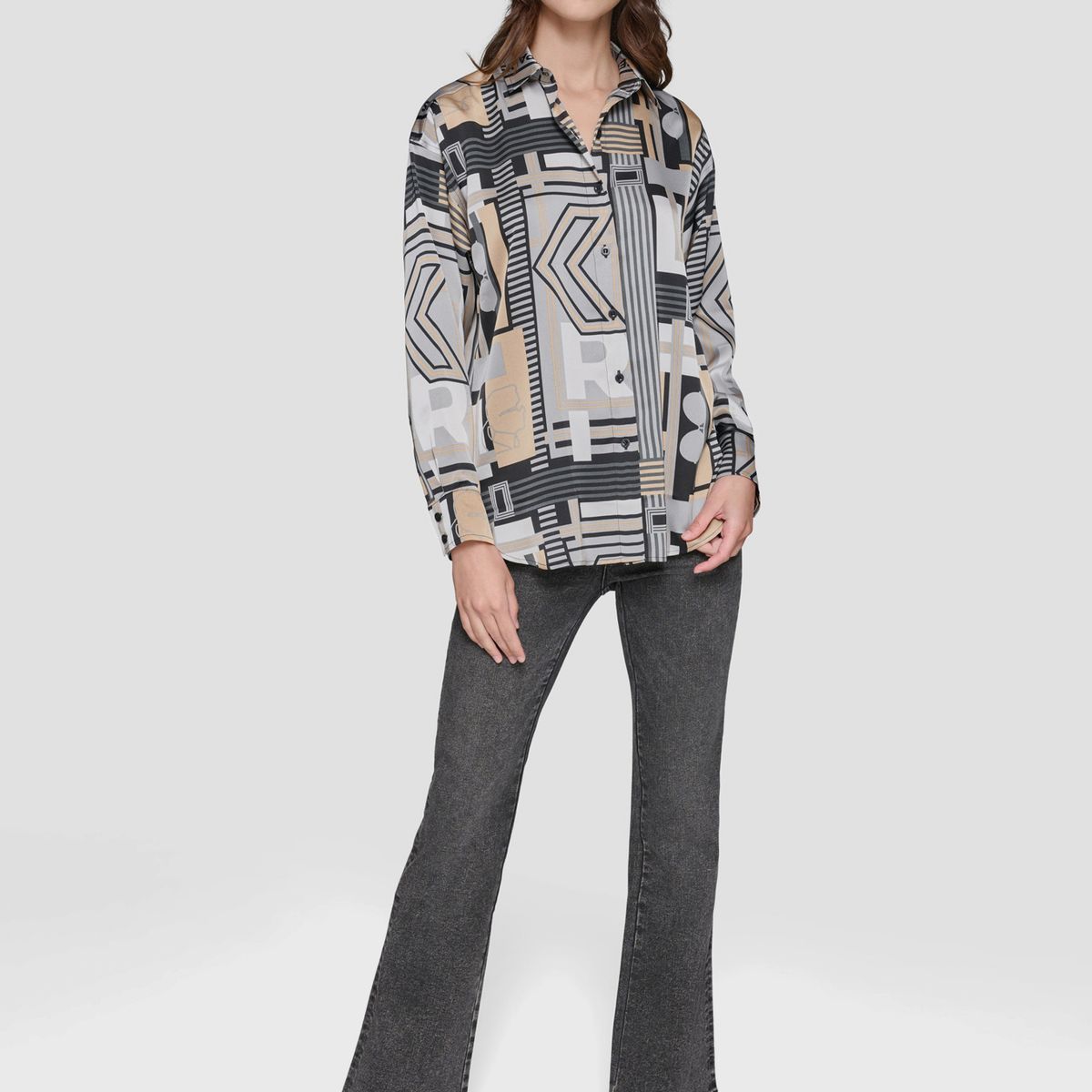 KARL LAGERFELD - Camisa con estampado