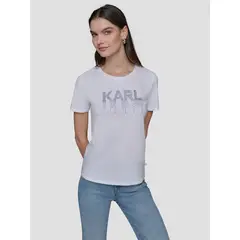 KARL LAGERFELD - Polera KARL adornado