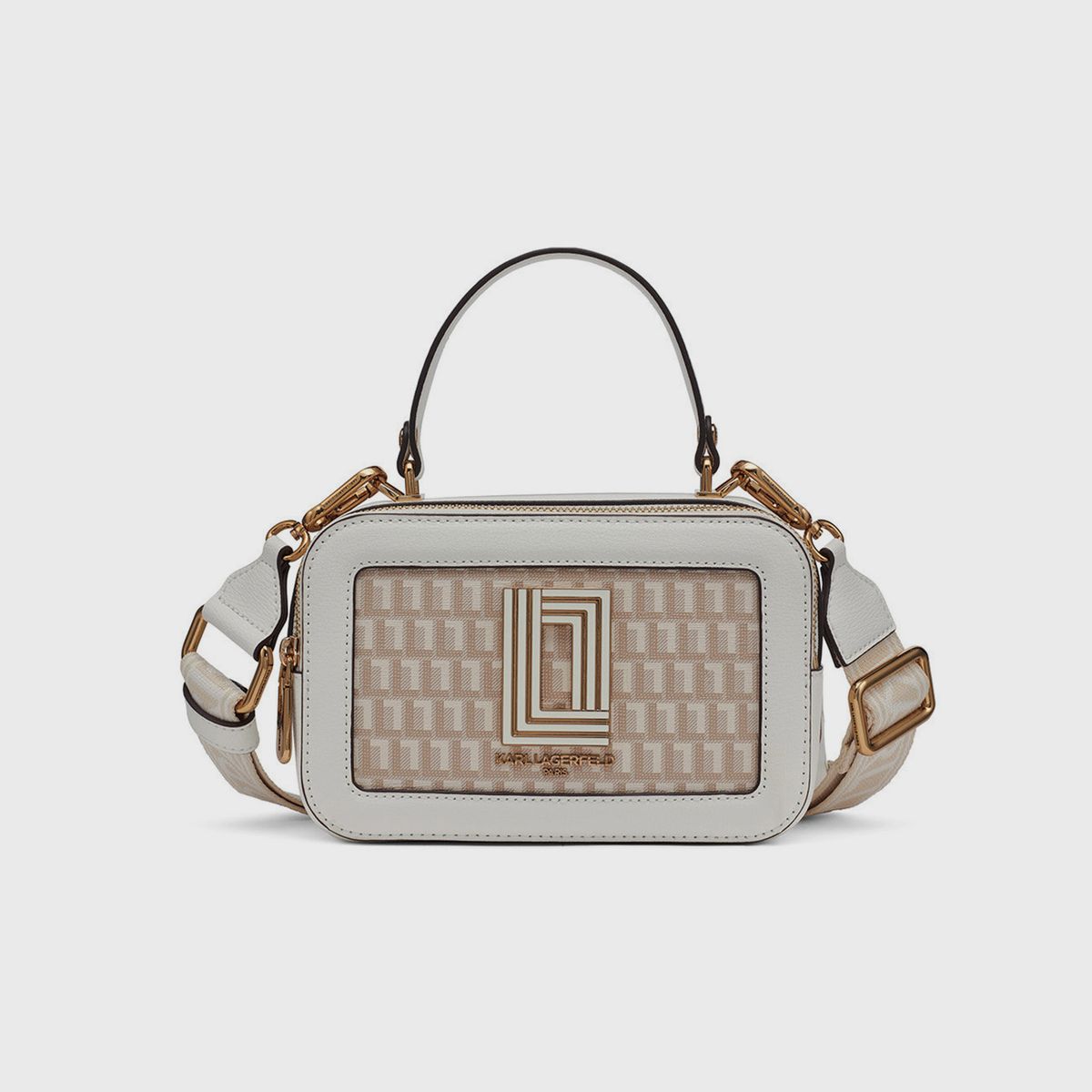 KARL LAGERFELD - Cartera cruzada de cuero - Simone