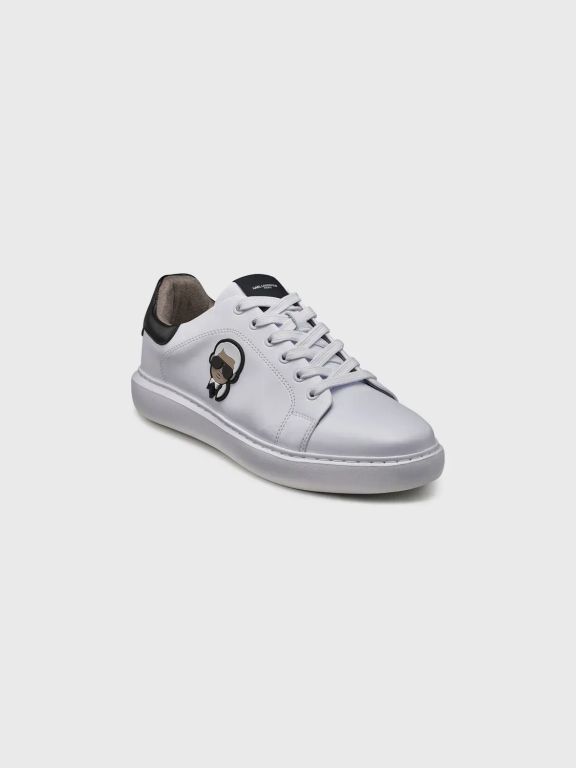 Zapatillas Hombre Cuero Blanco