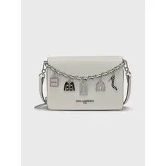 KARL LAGERFELD - Cartera cruzada con cadena de dijes - Lourdes