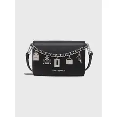KARL LAGERFELD - Cartera cruzada con cadena de dijes - Lourdes