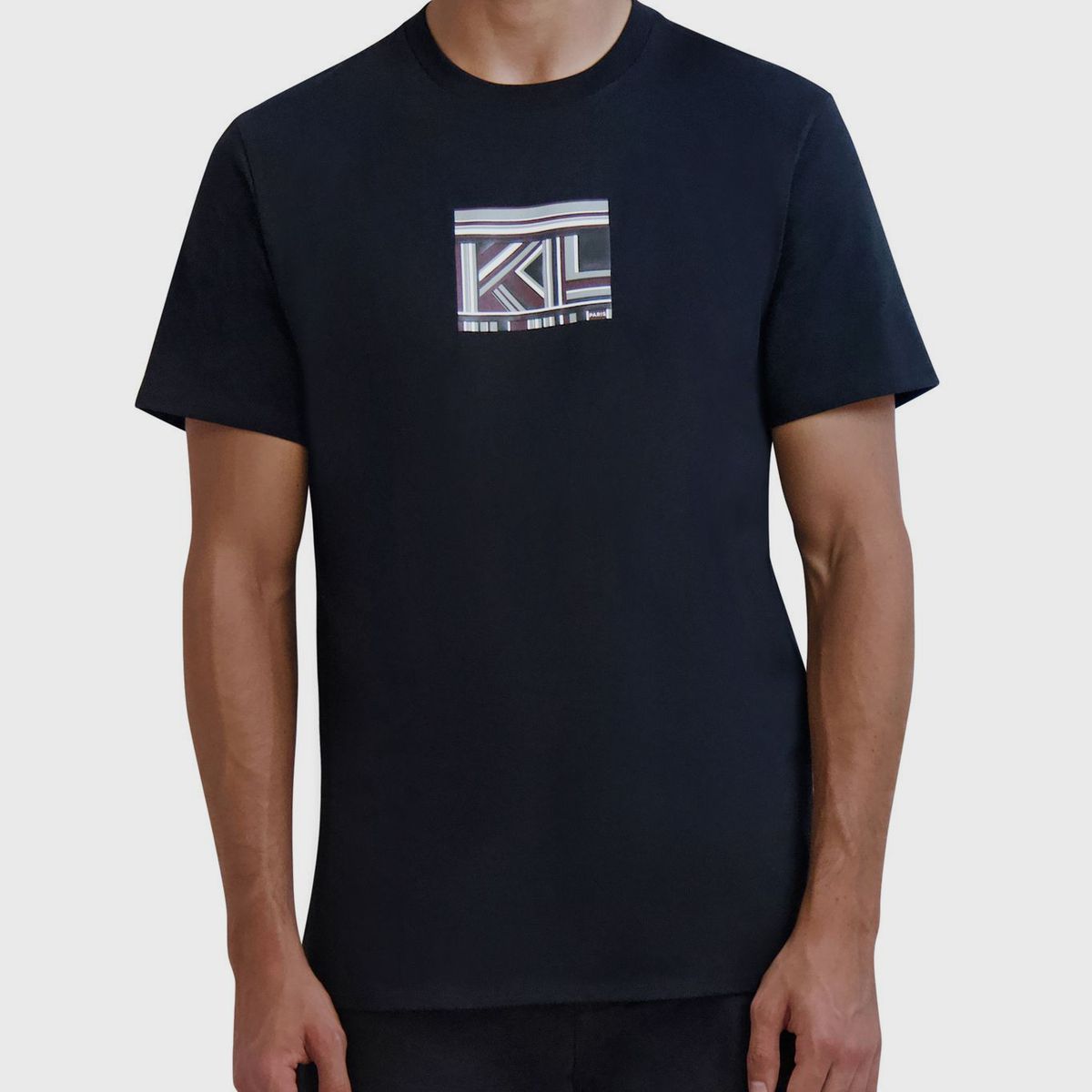 KARL LAGERFELD - Polera graphic monograma