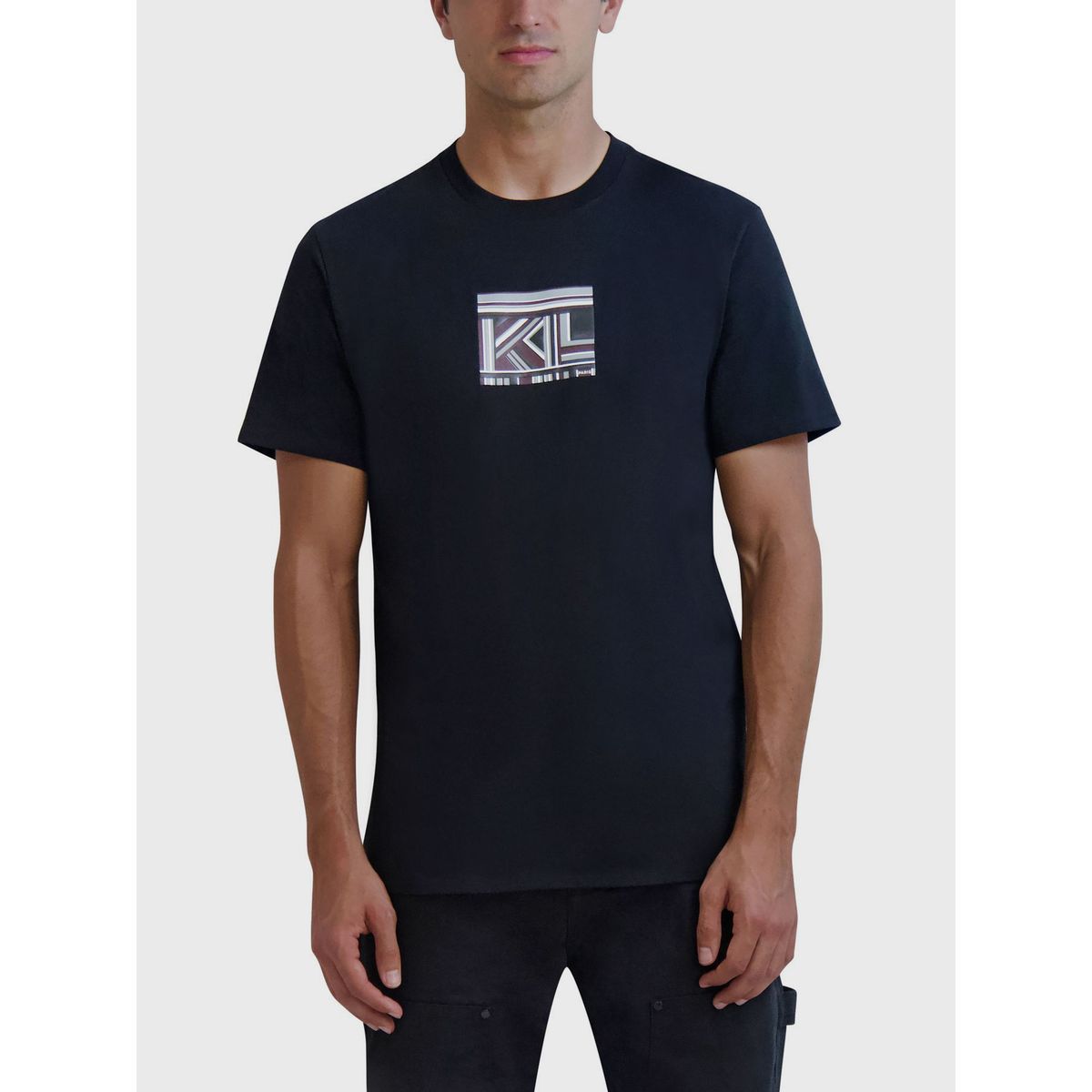 KARL LAGERFELD - Polera graphic monograma