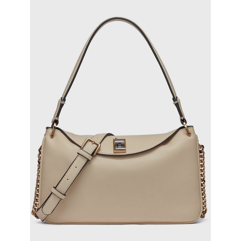 KARL LAGERFELD - Cartera de hombro con broche giratorio - Nadine