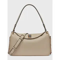 KARL LAGERFELD - Cartera de hombro con broche giratorio - Nadine