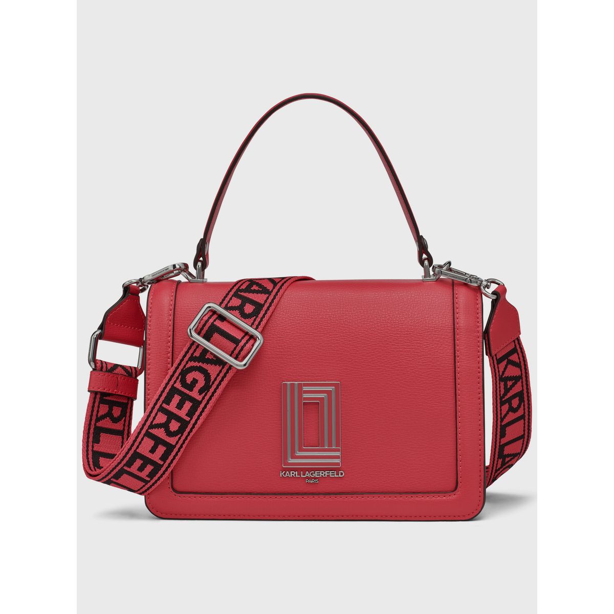 KARL LAGERFELD - Cartera cruzada con solapa - Simone