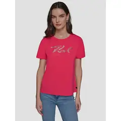 KARL LAGERFELD - Polera con firma de KARL