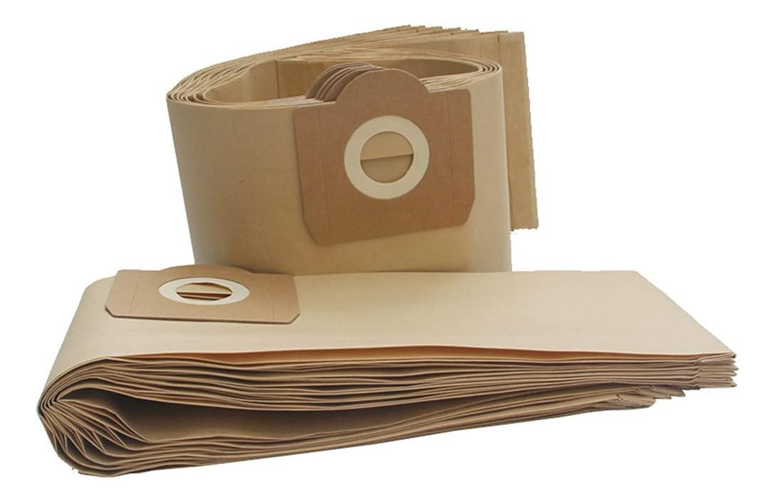 GENERICO Set 5 Bolsas Papel Aspiradora Para Karcher Wd3-se4001-nt 20