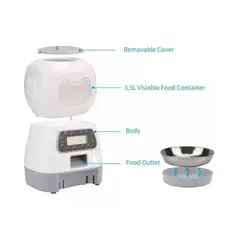 SHOP EHOME BAG - Dispensador Alimento Automático Perros Gatos Mascota 35L