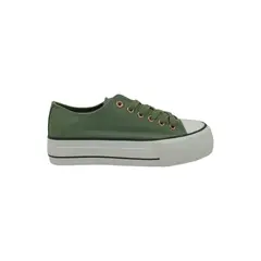 HERIEL - Zapatilla Verde Plataforma Mujer