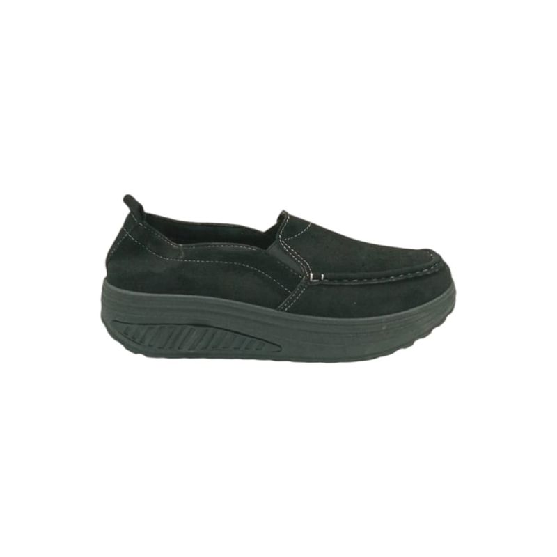 HERIEL - Mocasín Negro Gamuza