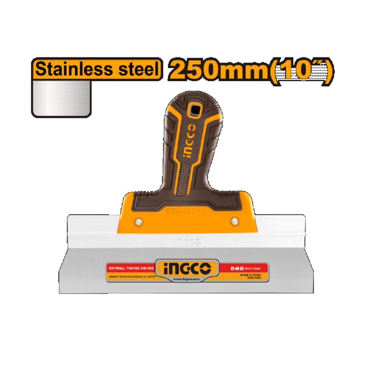 INGCO - ESPATULA PARA EMPASTAR HPUT78250-10 INGCO.