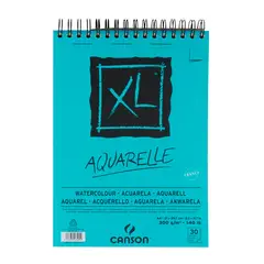 CANSON - Croquera XL Aquarelle 300gr 30 hjs A4 (21x29.7cm)