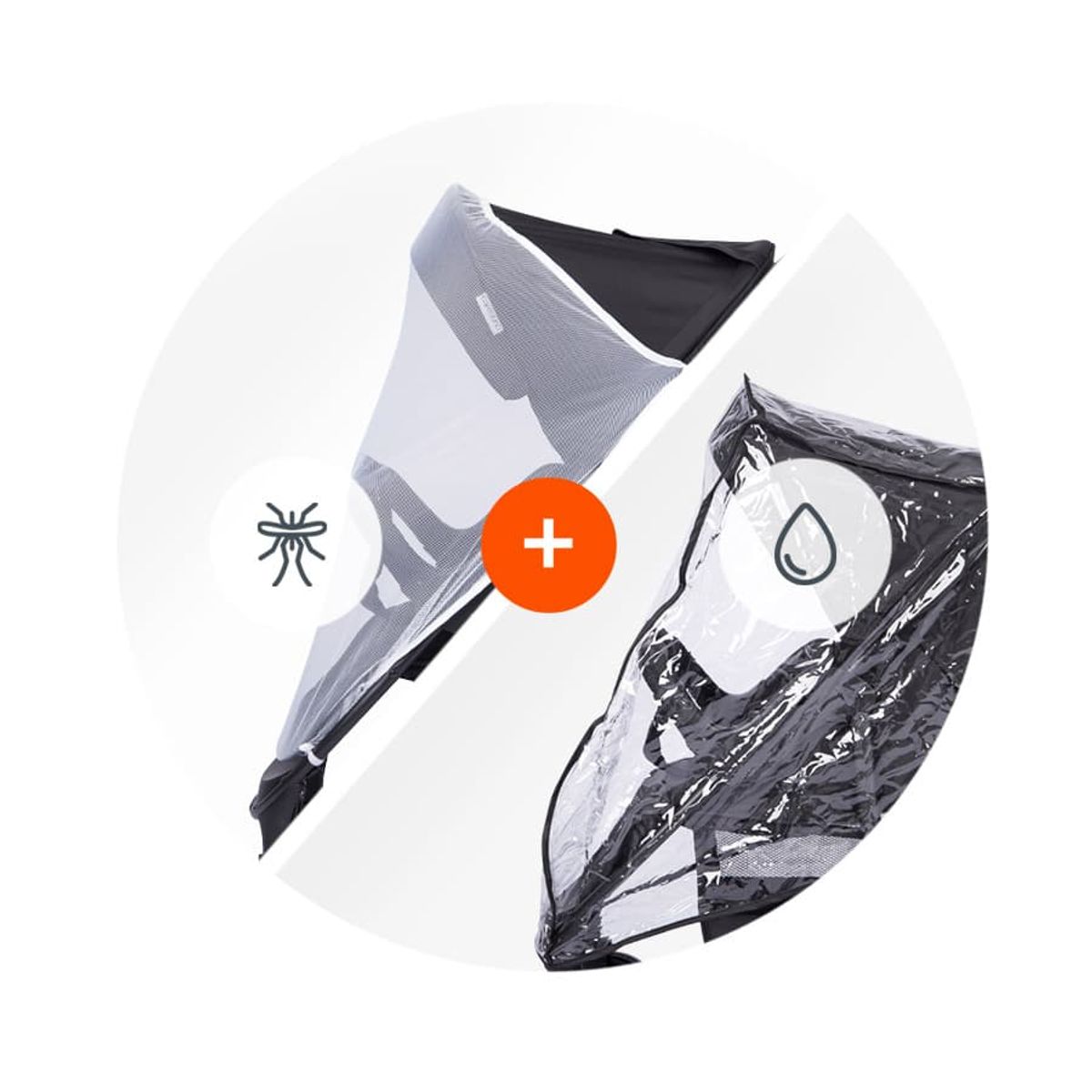 CARESTINO - Combo Mosquitero + Cobertor De Lluvia Carestino