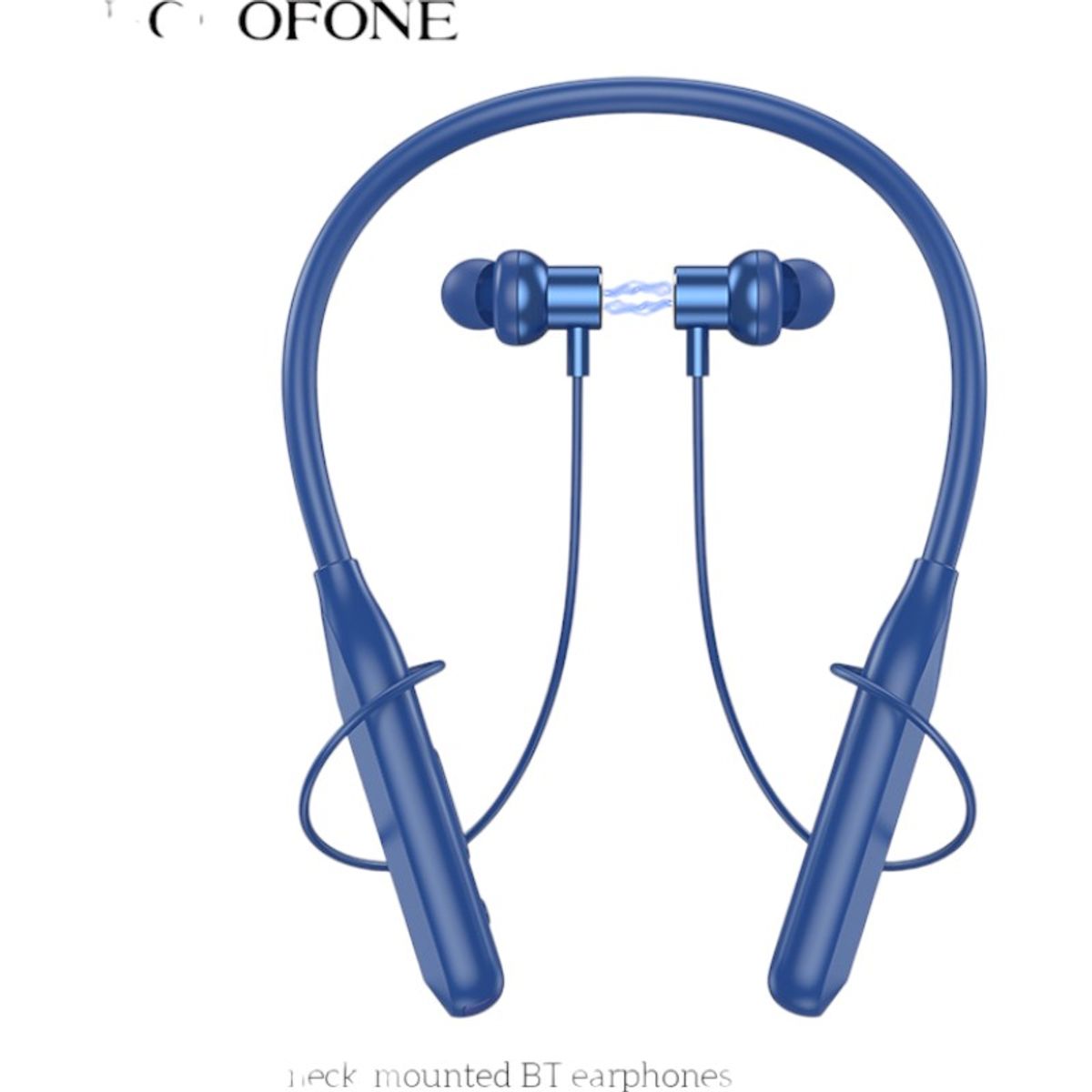 GENERICO - Borofone BE68 Audifonos Bluetooth Neckband 120h Conexion Dual y Memoria SD