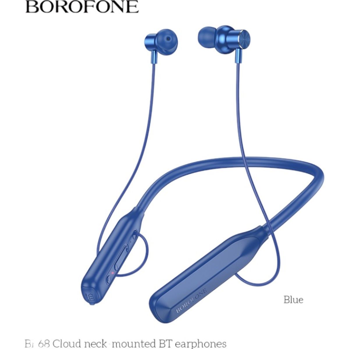 GENERICO - Borofone BE68 Audifonos Bluetooth Neckband 120h Conexion Dual y Memoria SD