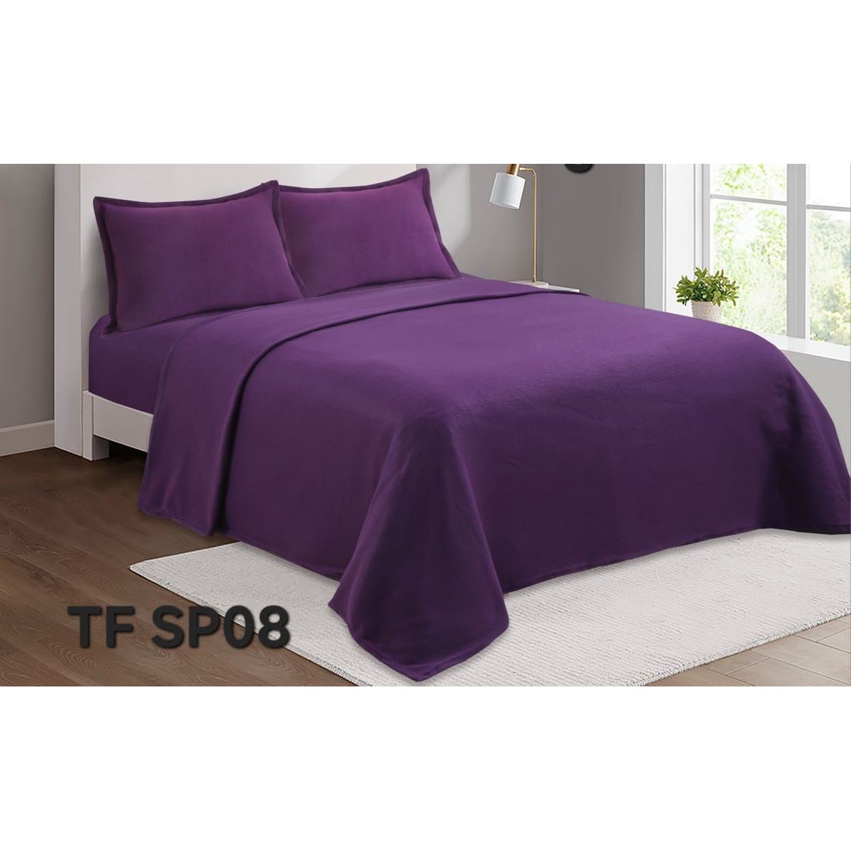 GENERICO - juego sabana polar 2p lisa color