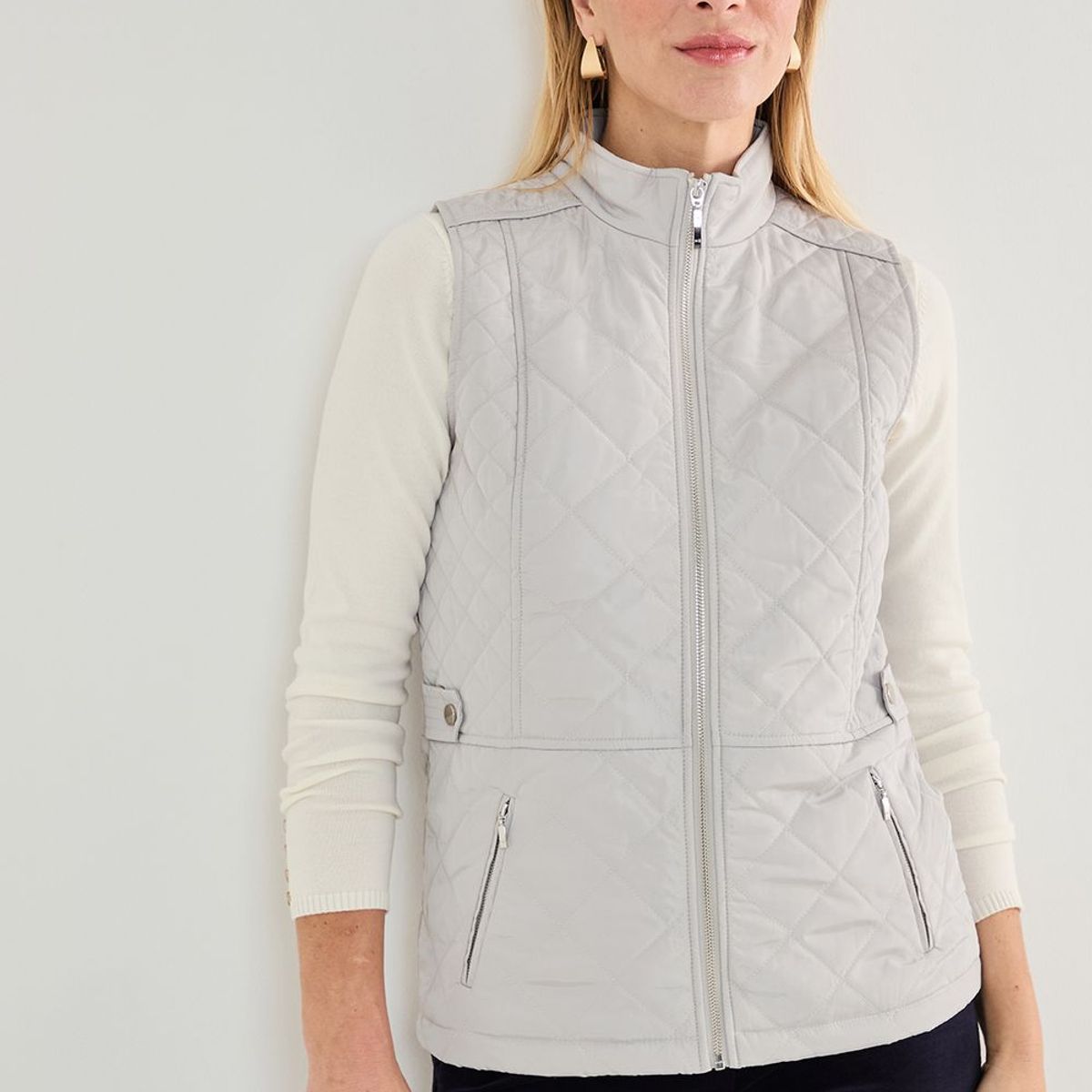 MA GRIFFE - Parka Gris Mujer Magriffe