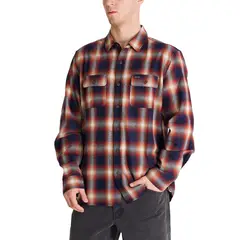 BURTON - Camisa Manga Larga Hombre Flannel Azul